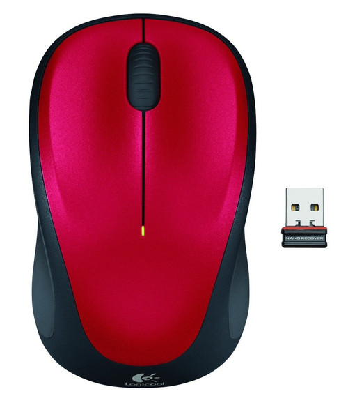 Logitech Mouse M235 Wireless Red, 910-002497