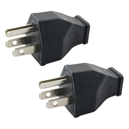 RLECS 2pcs US Standard Power Outlet 3-Hole Socket AC 15A 125V Female Plug Power Connector American Connector Plug for Electronic Equipment