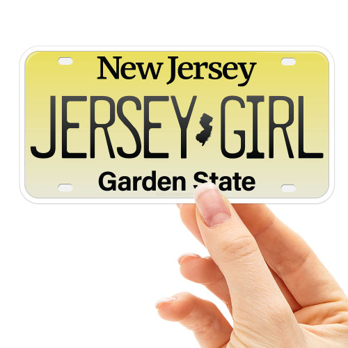 Jersey Girl Sticker for Hydroflask - Cute NJ License Plate Decal for Tumbler - Ladies New Jersey Shore Bumper Sticker Jersey Girl Sticker for Hydroflask - Cute NJ License Plate Decal for Tumbler - Ladies New Jersey Shore Bumper Sticker