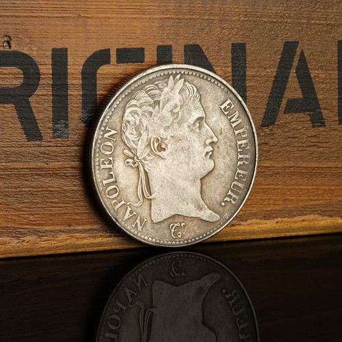 European Coins French Napoleon I Head Portrait 5 francs Commemorative Silver Coins Silver Dollars Foreign Coins Antique Collection