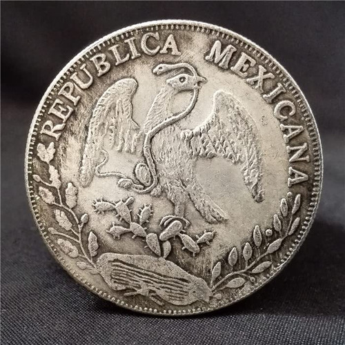 Mexican Silver Dollar 1882 Silver Round lace Ink Silver Eagle Yang Yingyang Commemorative Medal Qing Silver Coin Collection American Coins