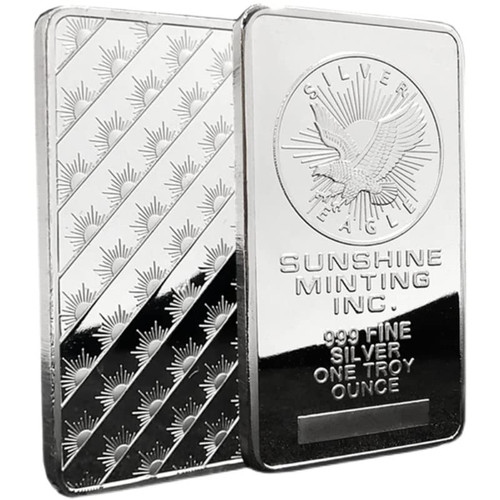 American Eagle Commemorative Silver Coin Square Commemorative Coin Coin Big Eagle Coin Sun Silver Nugget Collectible Coin Mirror Silver Plated Bar