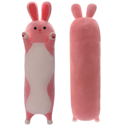 MIAOHAHA Soft Pink Bunny Plush Rabbit Doll, 27.6in Hugging Pillow Toy Gift for Kids & Girlfriend MIAOHAHA Soft Pink Bunny Plush Rabbit Doll, 27.6in Hugging Pillow Toy Gift for Kids & Girlfriend