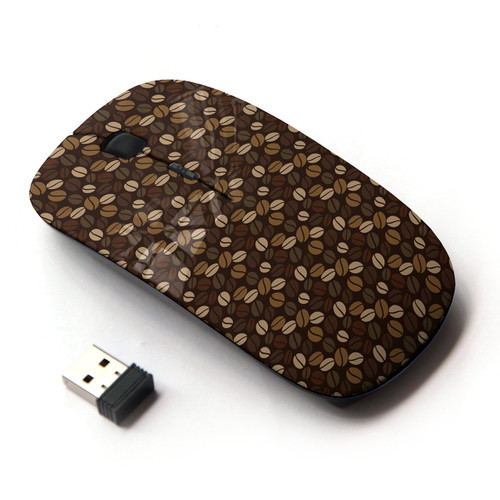 KOOLmouse [ Optical 2.4G Wireless Computer Mouse ] [ Coffee Bean Brown ]