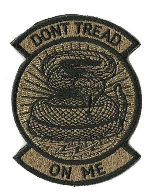 Rocker Patch - Dont Tread On Me- Coyote Tan
