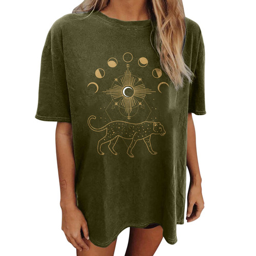 Wirziis Womens Summer Y2k T-Shirt Tops Casual Oversized Short Sleeve Vintage T Shirts Solid Loose Crewneck Graphic Tee Wirziis Womens Summer Y2k T-Shirt Tops Casual Oversized Short Sleeve Vintage T Shirts Solid Loose Crewneck Graphic Tee