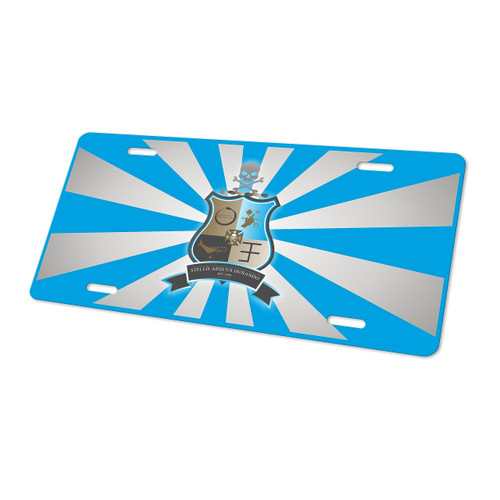 Phi Kappa Sigma Decorative Car Front License Plate, Vanity Tag, Metal Car Plate, Aluminum License Plate 6" x 12" Inch (Phi Kappa Sigma - 9)