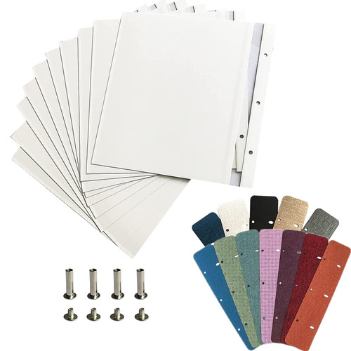 Semfalbuums Refill Pages for Self Adhesive Photo Album Scrapbook 11x10.6 20 Pages