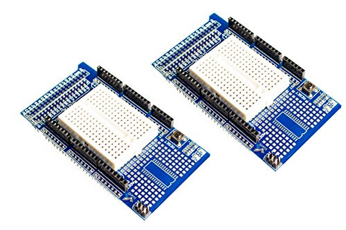 NOYITO MEGA ProtoShield V3 Protoshield Expansion Board with Mini Breadboard for Arduino - 2Pcs