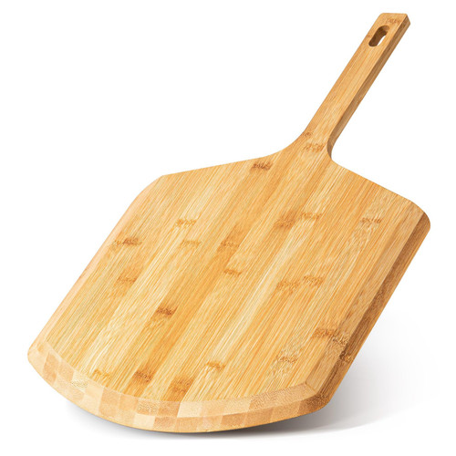 Pizza Peel 16 Inch, Natural Bamboo Pizza Peel Pizza Paddle Spatula Oven Accessory for Large Wood Pizza Board For Transferring & Serving, Wood Pizza Cutting Board for Cheese Bread Fruit Vegetables Pizza Peel 16 Inch, Natural Bamboo Pizza Peel Pizza Paddle Spatula Oven Accessory for Large Wood Pizza Board For Transferring & Serving, Wood Pizza Cutting Board for Cheese Bread Fruit Vegetables