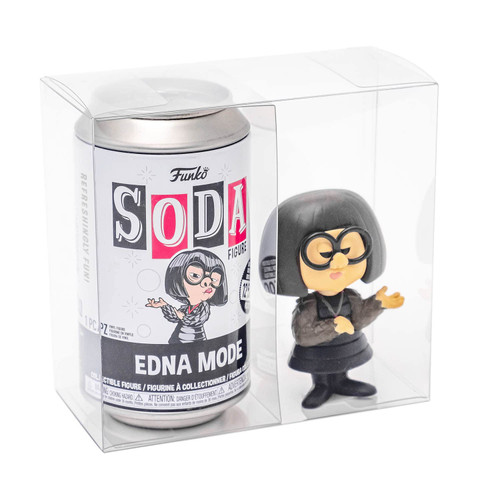 Platinum Protectors Plastic Display Case Compatible with Funko Pop Soda Cans and Figure with Divider (10 Pack)