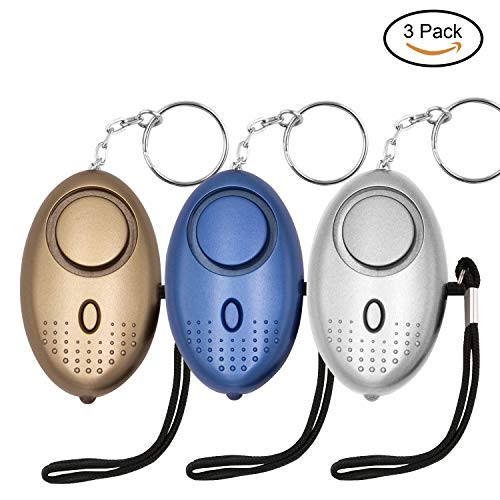Safe Sound Personal Alarm, KOSIN 3 Pack 145DB Personal Security Alarm Keychain with LED Lights, Emergency Safety Alarm for Women, Men, Children, Elderly Safe Sound Personal Alarm, KOSIN 3 Pack 145DB Personal Security Alarm Keychain with LED Lights, Emergency Safety Alarm for Women, Men, Children, Elderly