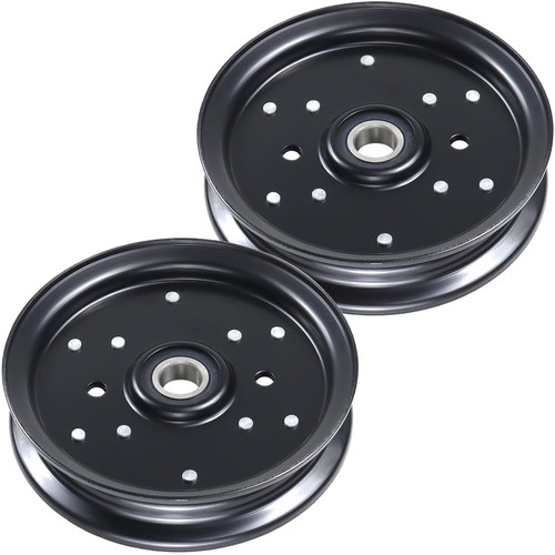 POSFLAG 2 Pack 781856 Flat Idler Pulley Replaces John Deere TCA19779, TCA20092, eXmark/Toro 1-613098, Hustler 781856, Rotary 12696, 280-874