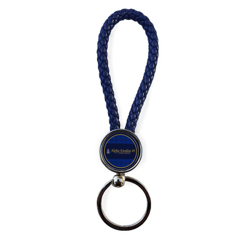 greeklife.store Alpha Epsilon Pi Fraternity Keychain Round Key Chain Keyring (Alpha Epsilon Pi #8)