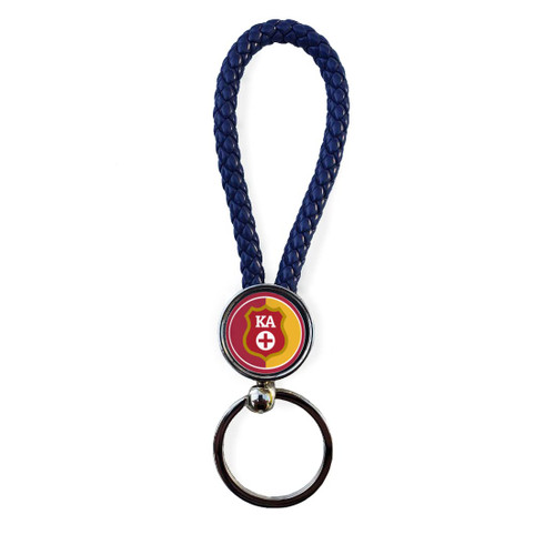 greeklife.store Kappa Alpha Order Fraternity Keychain Round Key Chain Keyring (Kappa Alpha Order #2)