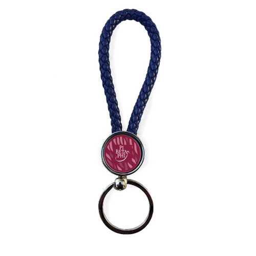 greeklife.store Pi Beta Phi Sorority Keychain Round Key Chain Keyring (Pi Beta Phi #7)