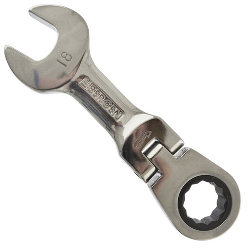 18mm Stubby Flexi Ratchet Combination Spanner Metric Wrench 72 Teeth SPN23