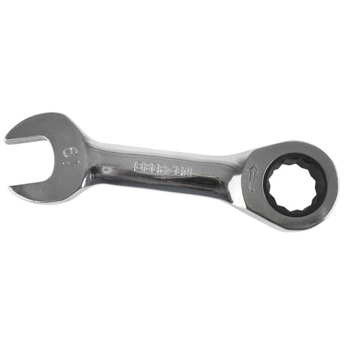 19mm Stubby Ratchet Combination Spanner Metric Wrench 72 Teeth SPN12
