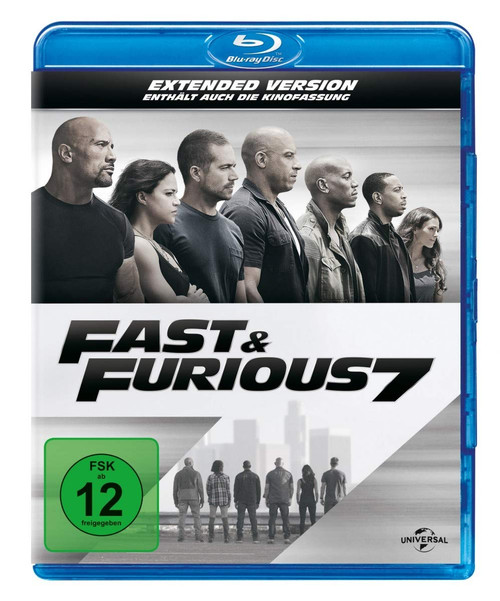 FAST & FURIOUS 7 - MOVIE [Blu-ray]