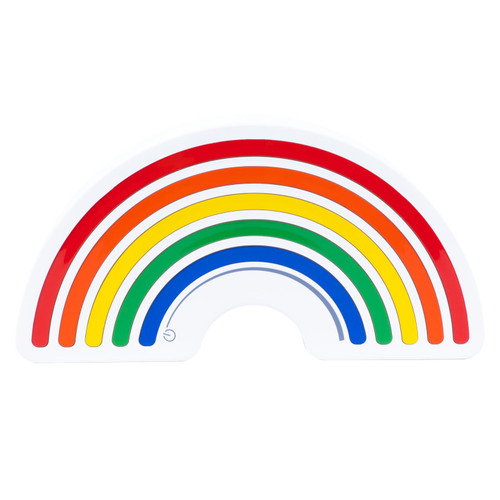 Fizz Creations Rainbow Dimmer Mood Light. Multi Coloured with Dimmable Scale Feature. Powered by USB with Touch Dimmer. Bedroom Night Light. 1m USB Cable Included.