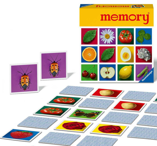 Ravensburger Classic Memory Game - Matching Picture Snap Pairs for Kids Age 6 Years Up