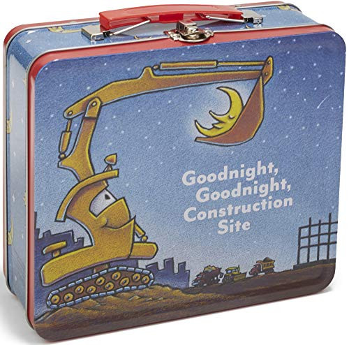 Goodnight, Goodnight, Construction Site Tin Lunch Box, 7.75"