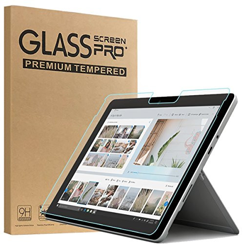 Surface Go 2018 Screen Protector, Eontry [High Definition] [Scratch Resistant] [Bubble Free] Tempered Glass Screen Protector for Microsoft Surface Go 10 inch 2018 Release [2 Pack]
