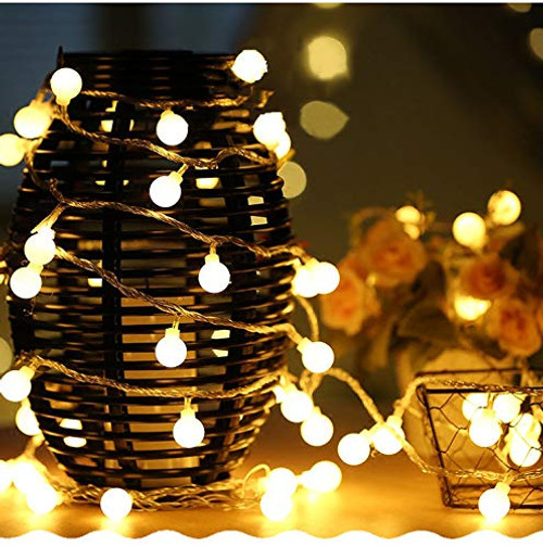 ARTSTORE 6Meters 40LEDs Globe String Lights,LED Starry Light Fairy Light for Patio Garden Party Xmas Tree Wedding Decoration,Battery-Powered,Warm White ARTSTORE 6Meters 40LEDs Globe String Lights,LED Starry Light Fairy Light for Patio Garden Party Xmas Tree Wedding Decoration,Battery-Powered,Warm White