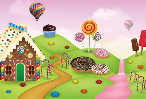 AOFOTO 10x7ft Fantastic Candy Land Landscape Background Doughnut Cartoon Dessert House Photography Backdrop Birthday Party Decoration Banner Cookie Photo Studio Props Kid Baby Girl Vinyl Wallpaper AOFOTO 10x7ft Fantastic Candy Land Landscape Background Doughnut Cartoon Dessert House Photography Backdrop Birthday Party Decoration Banner Cookie Photo Studio Props Kid Baby Girl Vinyl Wallpaper