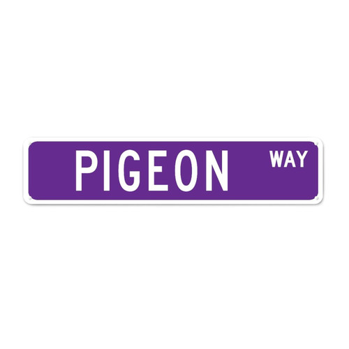 godblessign Pigeon Gift Metal Tin Sign Animal Pigeon Decor Art Wall Plaque Decor Pigeon Signs Custom Street Sign Quality Metal Sign for Yard Garage Bar Coffee Garden Housewarming Gift for Friends