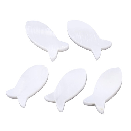 LiQunSweet 30 Pcs Natural Freshwater Shell Fish Beads for DIY Bracelet Necklace Jewelry Making