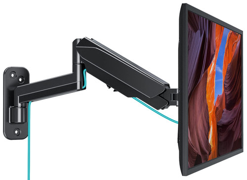 MOUNT PRO Single Monitor Wall Mount for 13 to 32 Inch Computer Screens, Gas Spring Arm Holds Up to 17.6lbs, Full Motion Adjustable,VESA Mount 75x75, 100x100,Black MOUNT PRO Single Monitor Wall Mount for 13 to 32 Inch Computer Screens, Gas Spring Arm Holds Up to 17.6lbs, Full Motion Adjustable,VESA Mount 75x75, 100x100,Black