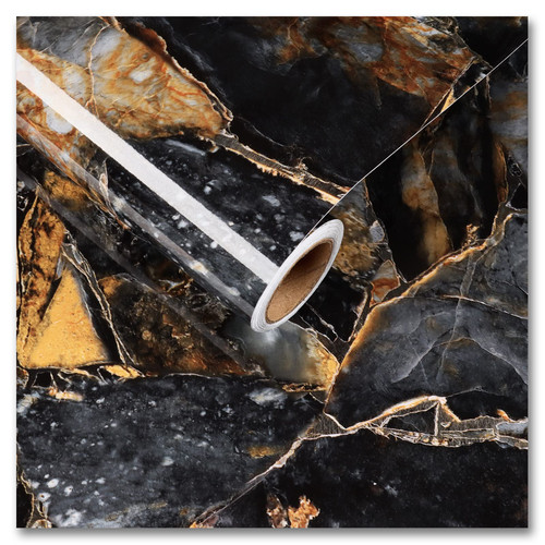 CRE8TIVE 24"x118" Wide Slate Gold Marble Contact Paper for Countertops Waterproof Glossy Marble Peel and Stick Wallpaper Self Adhesive Marble Removable Wallpaper Vinyl for Kitchen Counter Top Shelves CRE8TIVE 24"x118" Wide Slate Gold Marble Contact Paper for Countertops Waterproof Glossy Marble Peel and Stick Wallpaper Self Adhesive Marble Removable Wallpaper Vinyl for Kitchen Counter Top Shelves