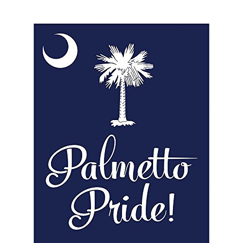 South Carolina Palmetto Pride Deep Navy 30 x 44 Rectangular Large House Flag