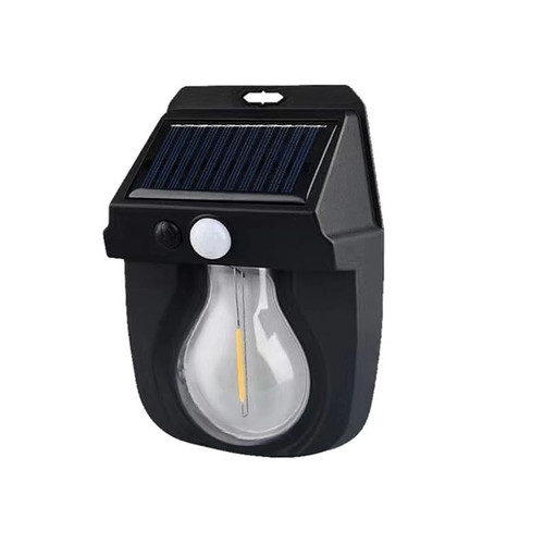 Necvior Solar Wall Light Outdoor 2023 Wireless Dusks to Dawns Motion LED Wall Sconce IP65 Waterproof Solar Light Human Induction Lamp