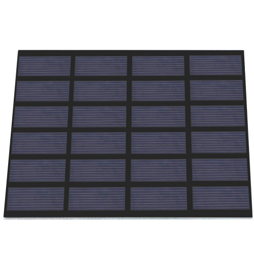 Walfront Solar Panel Module, 1.5W 6V 110x110mm Mini Small Polysilicon Solar Cell Charger with Compact Design for Battery Power, Solar Panels