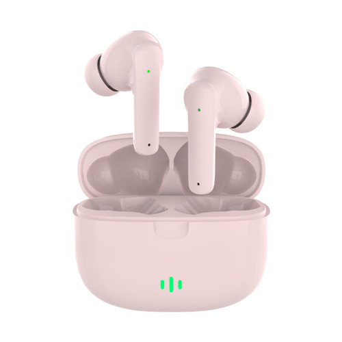 Pink Active Noise Canceling Earbuds Wireless Bluetooth Sleeping Noise Cancelling Earbuds Earphones For Sleep Noise Reduction Ear Buds Sleeping Noise Cancellation Bluetooth Headphones Noise Canceling