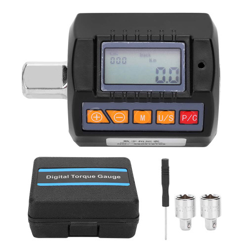 Fafeicy ZNC-200 Digital Display Torsion Meter, Portable Wrench Adapter, for Tightening and Disassembly Control Forces, 20200N.M, Torque Wrench