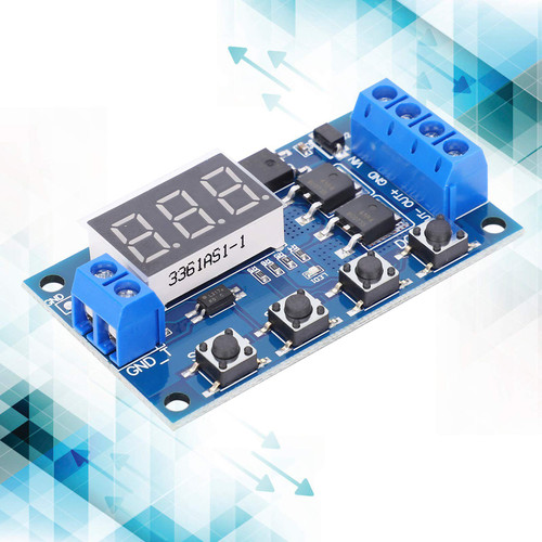 Trigger Cycle Timer, Trigger Cycle Timer Delay Switch Circuit Board Dual MOS Tube Control Module DC 5?36V