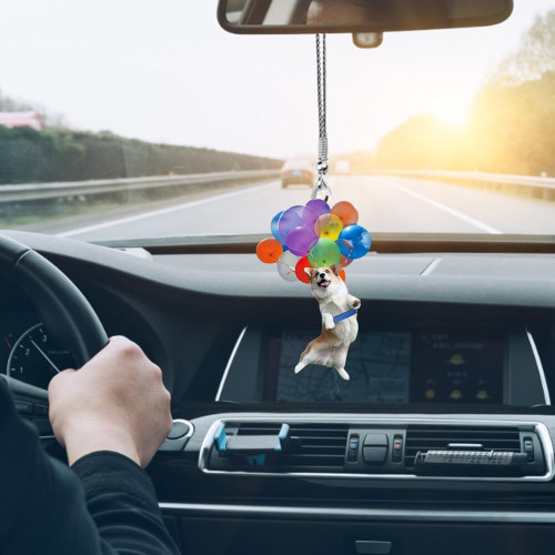 Cute Flying Pendant for Car, Funny Balloon Dog Hanging Ornament, Car Rearview Mirror Pendant, Car Interior Decor, Hanging Accessories Car Decoration Car Accessories for Women and Man