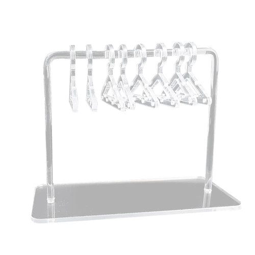 Earring Holder, Earring Rack Holder with Coat Hangers Earring Necklace Hanger, Earring Holder Organizer Displays Dangle Earinging Rack Hanging Jewelry Earring Display Stand for Women