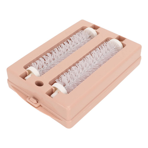 Carpet Sofa Sweeper, Double Roller Remove Debris Table Sweeper Cleansing Brush for Desktop Bed Pet Hair Dust Scraps Paper Small Rubbish