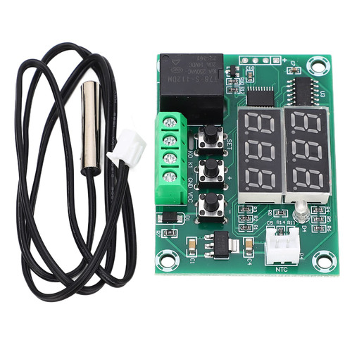 Thermostat Module, Temperature Controller Module, Electronic Thermostat Controller Dual Display Digital Temperature Controller Module