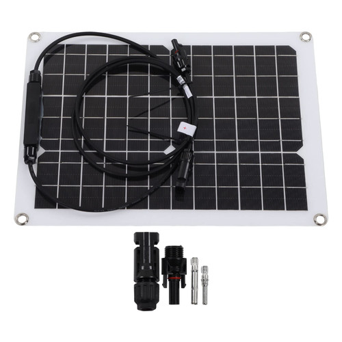 15W Flexible Solar Panel 12V Portable Flexible Monocrystalline Solar Panel Battery Charge Power Solar Panel Kit