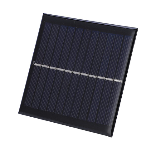 Portable Solar Panel Monocrystalline Silicon for Phones Tablet 1W 5.5V