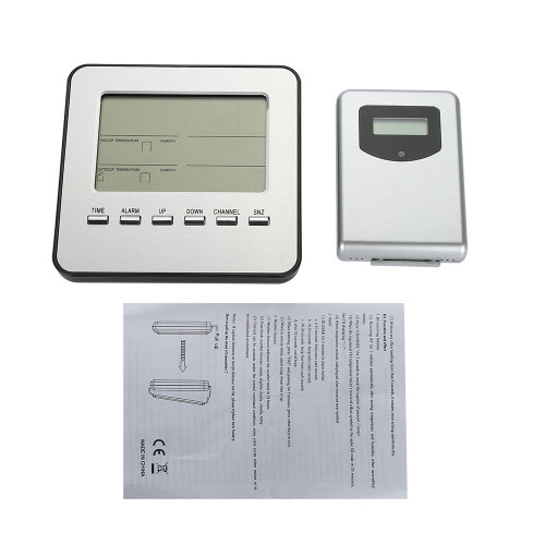 VOLDAX Digital Wireless Weather Station Alarm Clock Thermometer Hygrometer Outdoor Indoor Temperature Weather Station VOLDAX Digital Wireless Weather Station Alarm Clock Thermometer Hygrometer Outdoor Indoor Temperature Weather Station