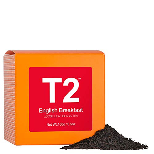 T2 Tea English Breakfast Loose Leaf Black Tea in Box, 3.5 Ounce (100g) T2 Tea English Breakfast Loose Leaf Black Tea in Box, 3.5 Ounce (100g)