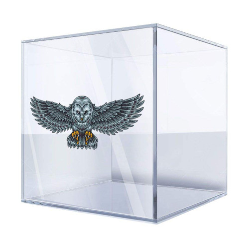 Decal Sticker Owl Flying Tattoo Style 20 X 7,2