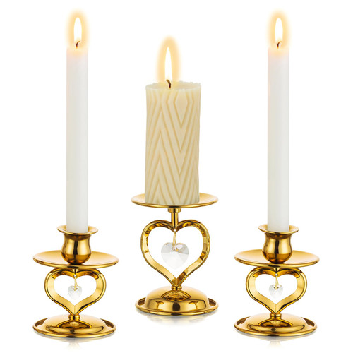 Sziqiqi Unity Candle Holders for Wedding Ceremony Table Centerpiece Gold Candlestick Holders for Pillar Taper Candles Metal Pillar Candle Stand for Anniversary Party Candlelight Sziqiqi Unity Candle Holders for Wedding Ceremony Table Centerpiece Gold Candlestick Holders for Pillar Taper Candles Metal Pillar Candle Stand for Anniversary Party Candlelight