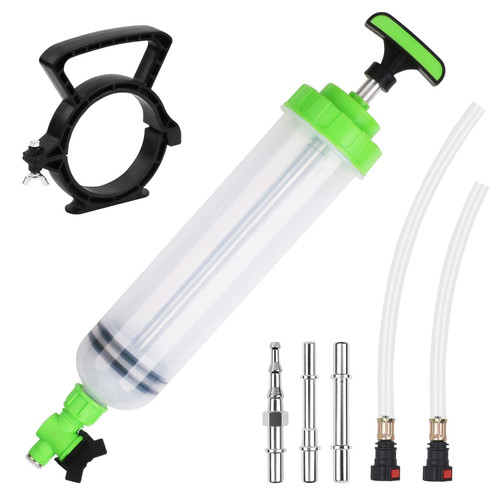 SWANLAKE Fluid Extractor, Extraction&Fill Pump,Fluid Syringe Pump Manual Suction Vacuum Fuel Car Transfer (1500ML)